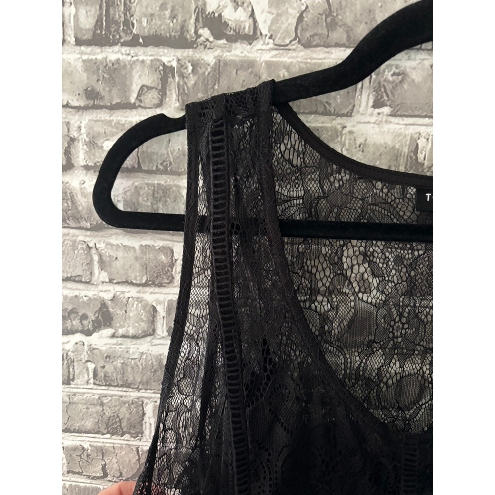 Babydoll‎ Lace Tiered Tunic Tank - Picture 4 of 5